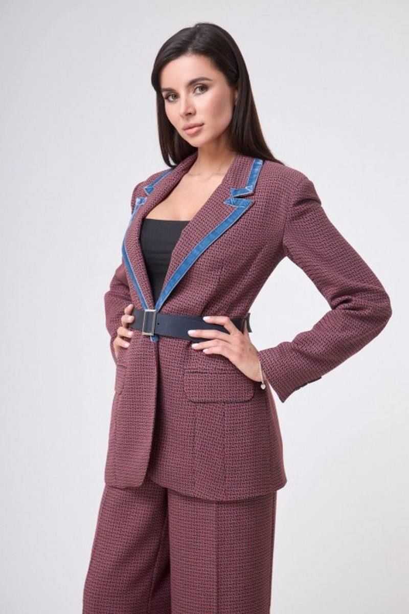 Брючный костюм Anelli 1171 гуччи_красный