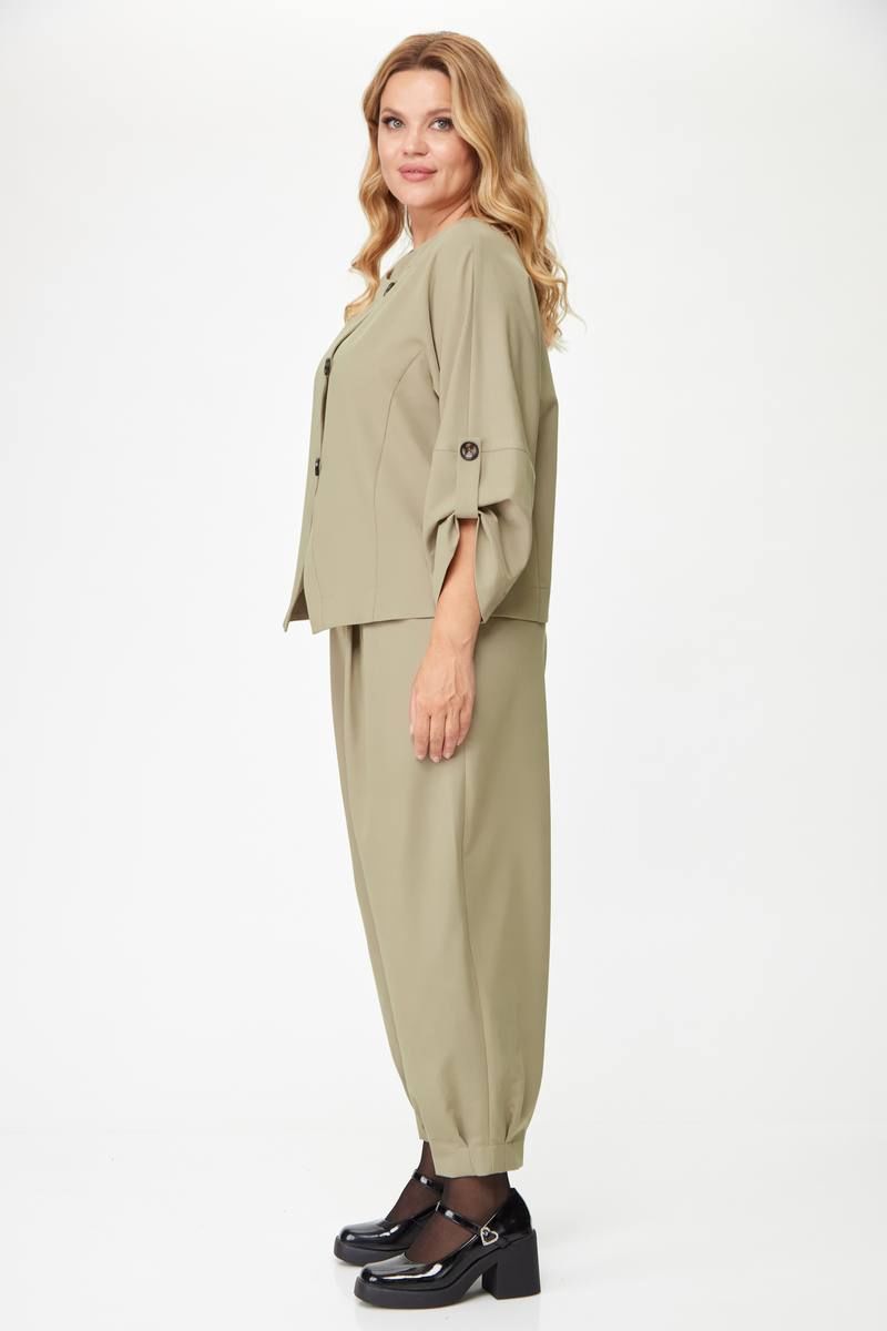 Брючный костюм Michel chic 1355 бежевый