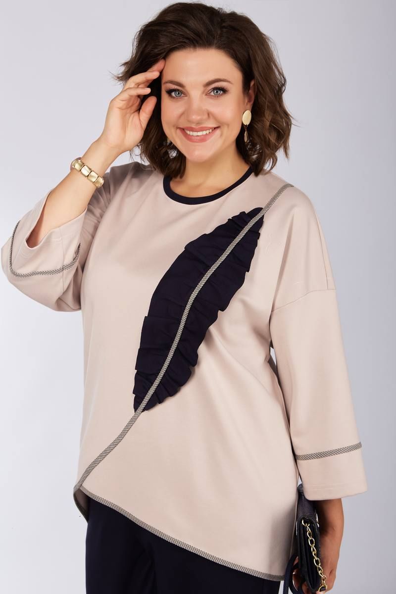 Брючный комплект Lady Secret 2914 синий+пудра