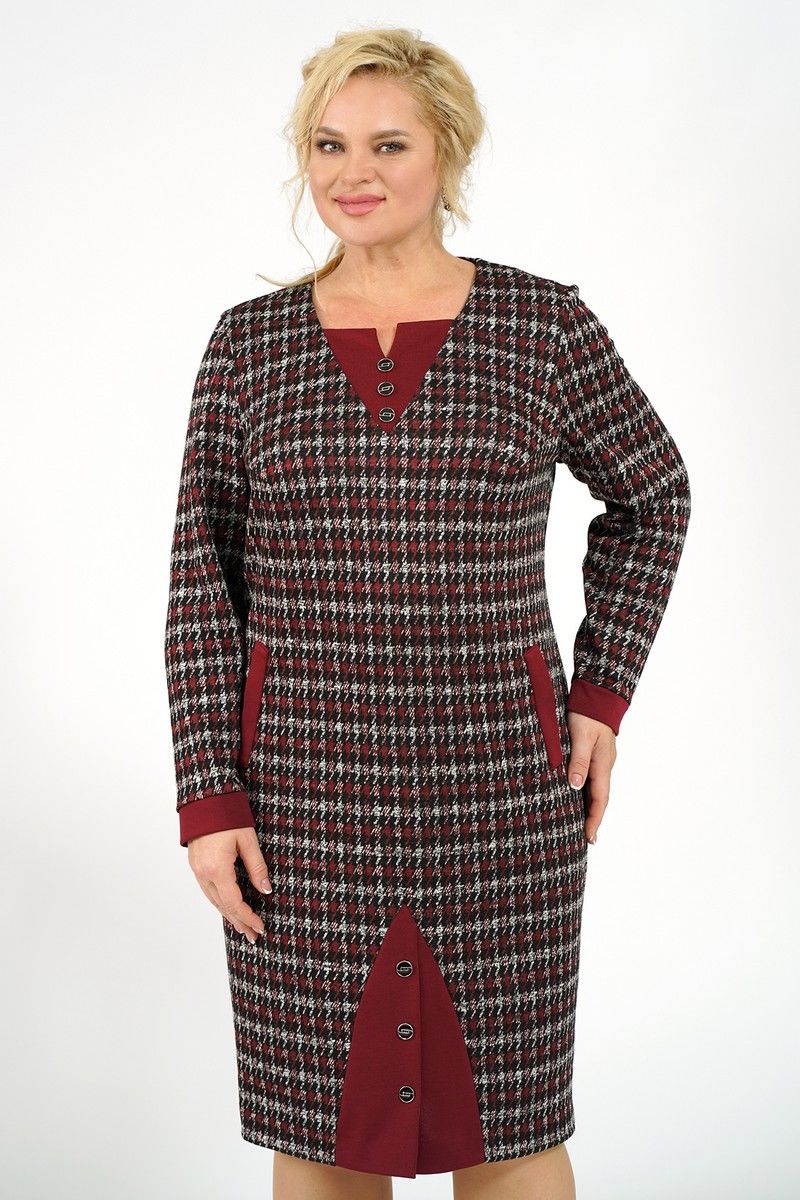 Платья Alani Collection 1985 бордо