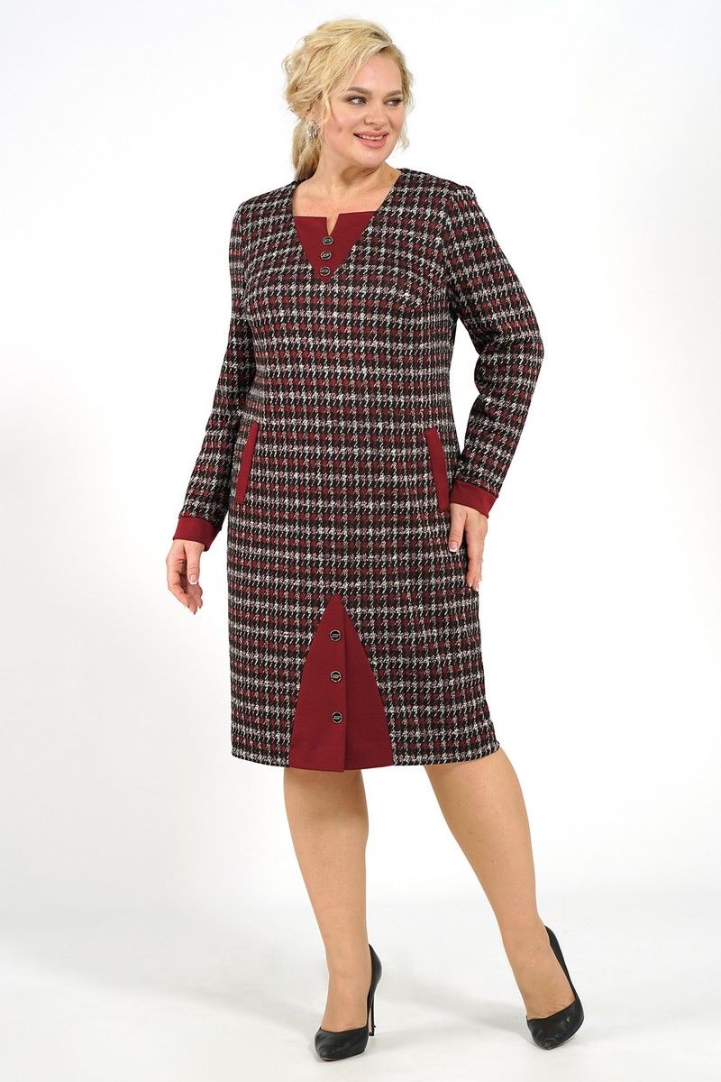 Платья Alani Collection 1985 бордо