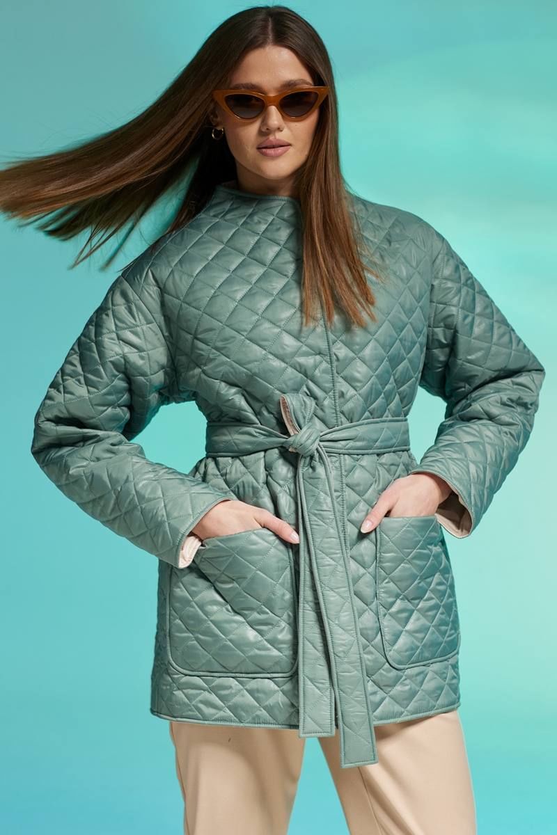 Женская куртка Faufilure С563 зеленый