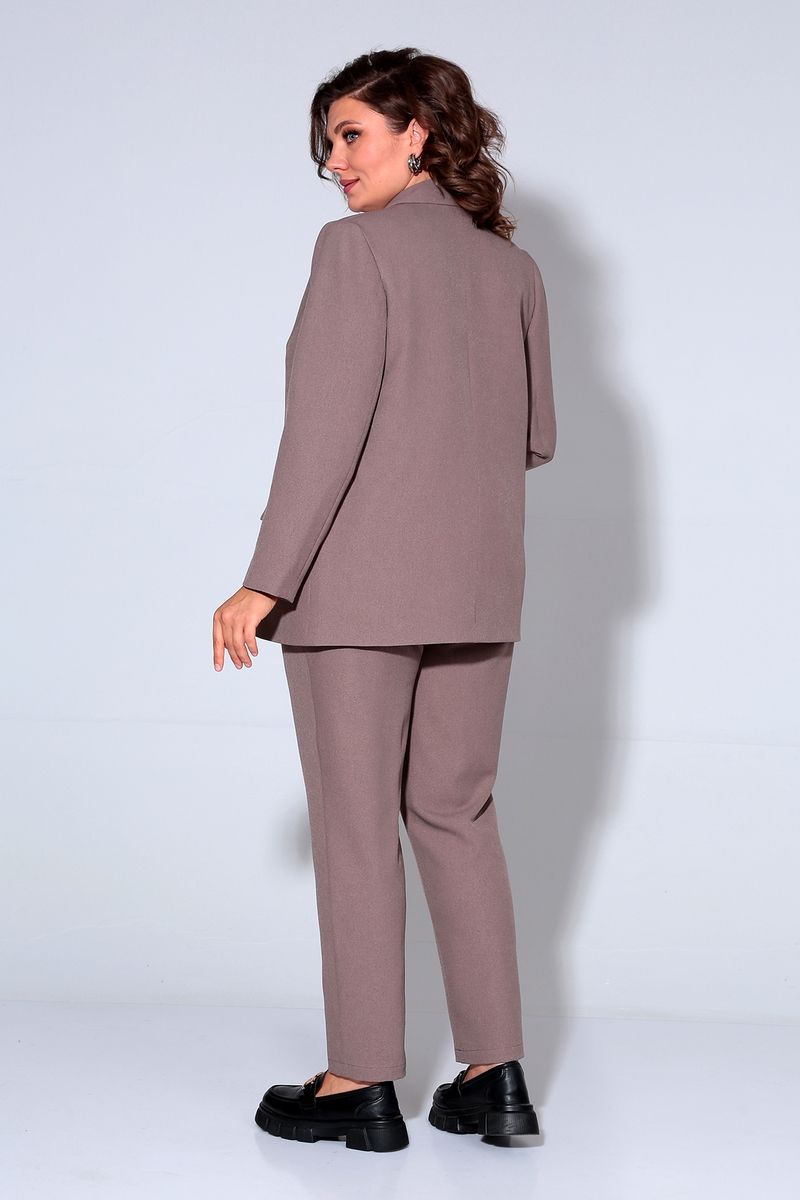 Брючный костюм Liona Style 858 мокко