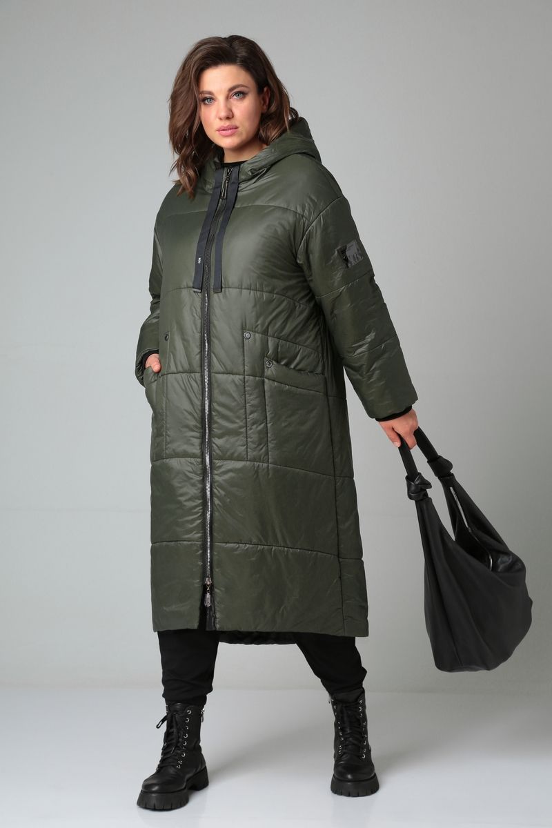 Женское пальто Lady Secret 8291/1 хаки
