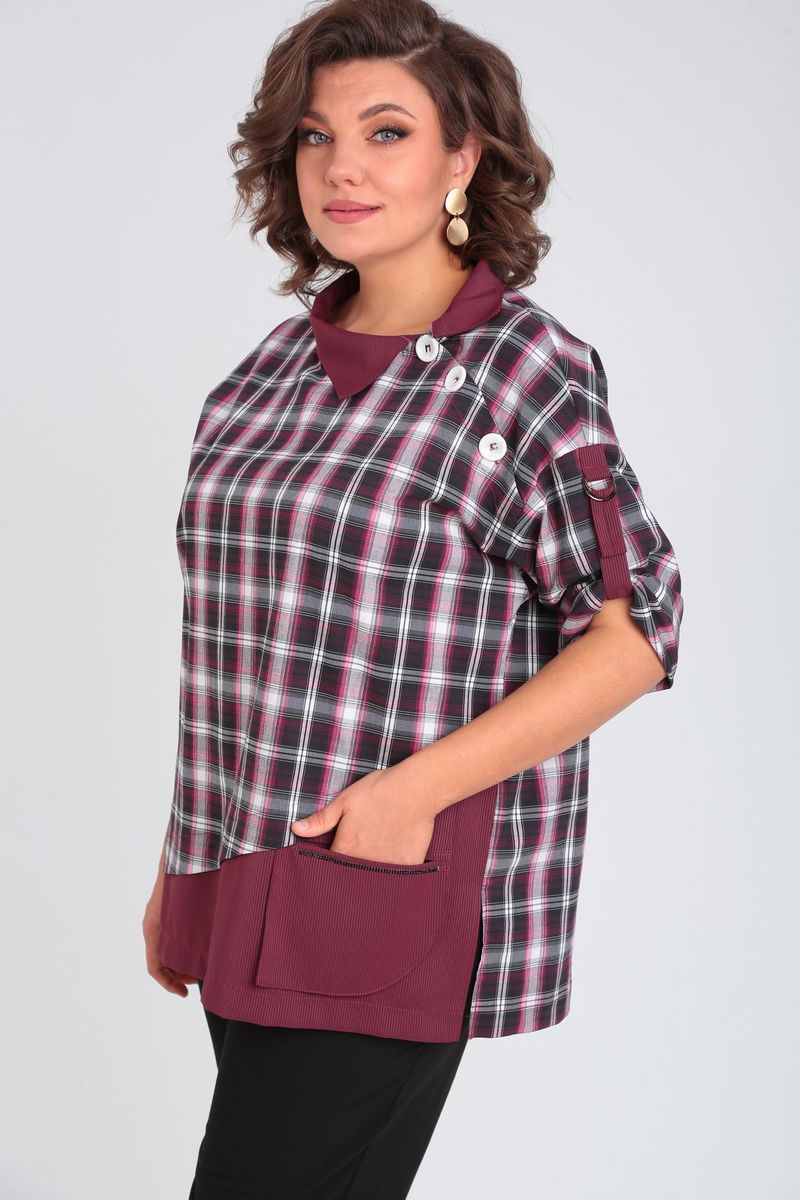 Блузы Michel chic 751/1 бордовый