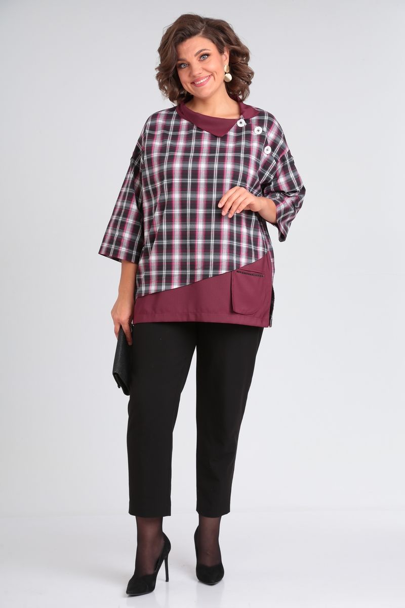Блузы Michel chic 751/1 бордовый