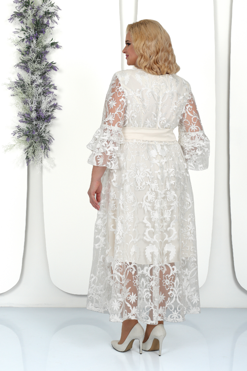 Платья Ninele 7436 молочный