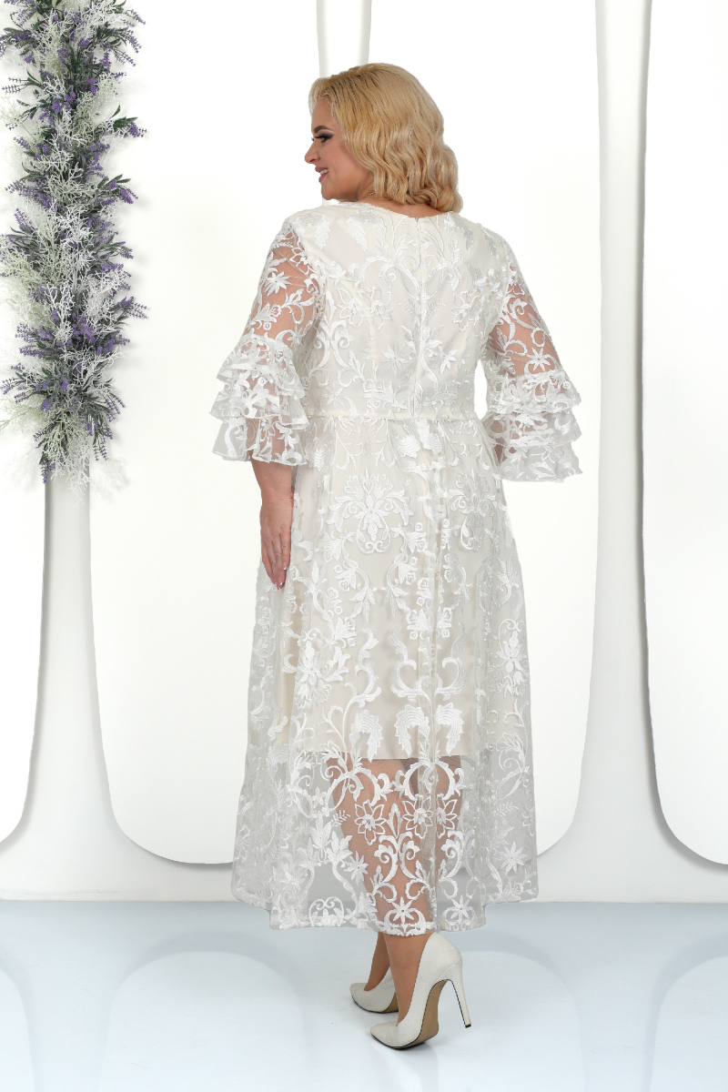 Платья Ninele 7436 молочный