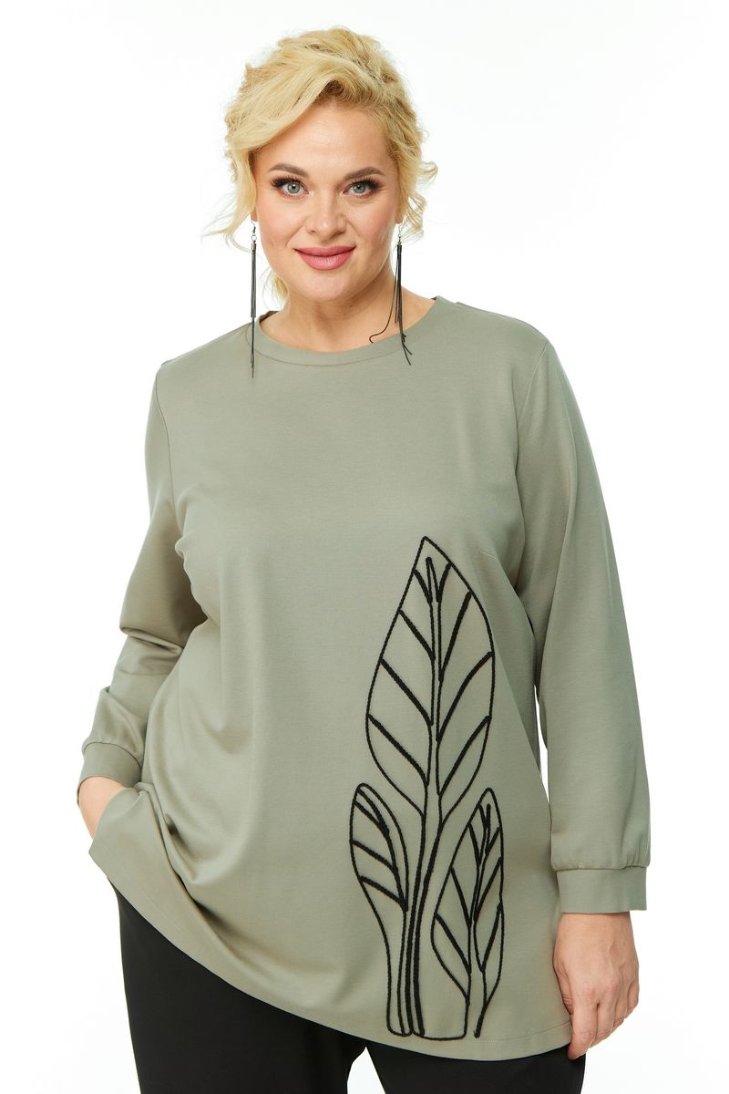 Джемперы OVERYOU М120/1 оливковый