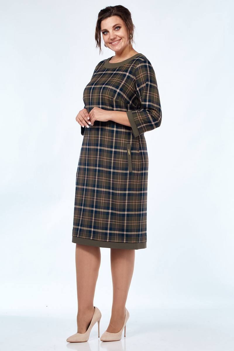 Платья Lady Style Classic 1427/21 зеленые_тона