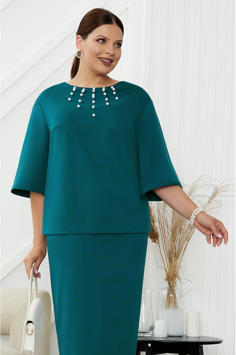 Юбочный комплект Lissana 4825 изумруд