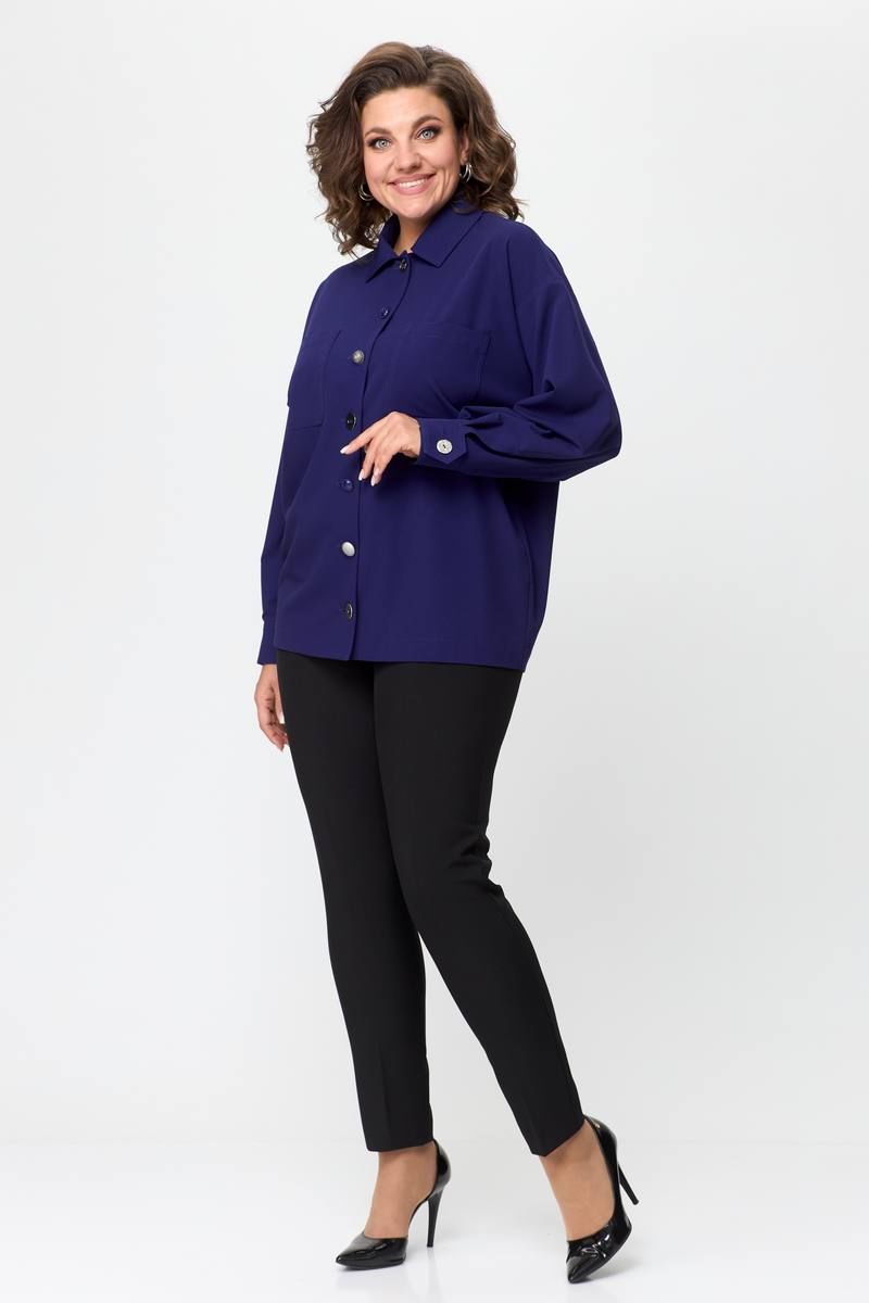 Рубашки Avenue Fashion 0310-1 синий