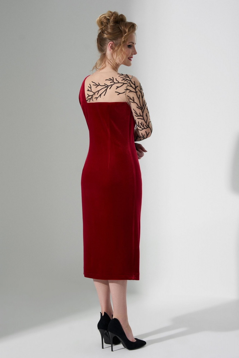 Платья Euromoda 485 красный