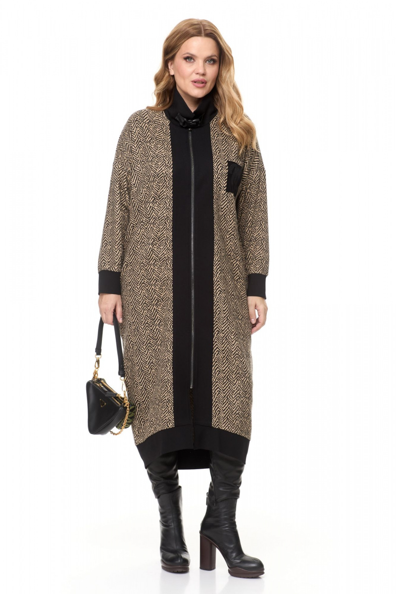 Платья Michel chic 2139 бежевый