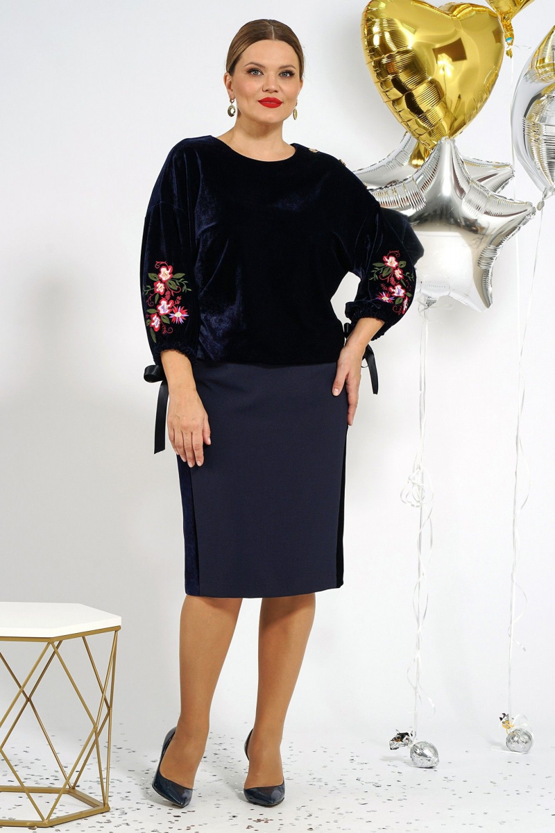 Юбочный комплект Alani Collection 2045 синий