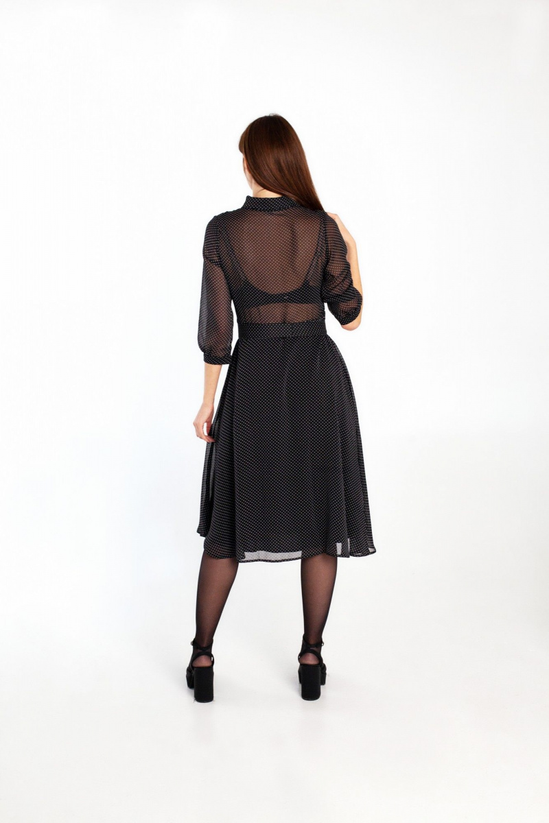 Платья i3i Fashion 102/1 черный_горох