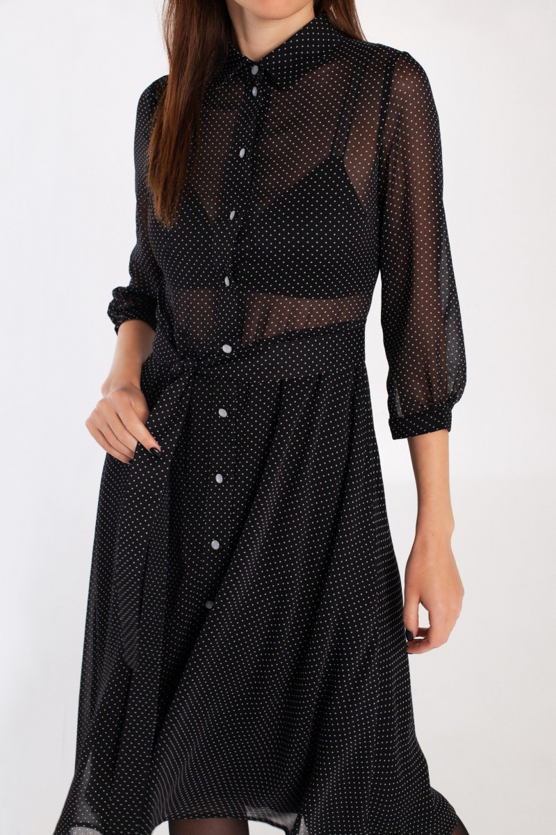 Платья i3i Fashion 102/1 черный_горох