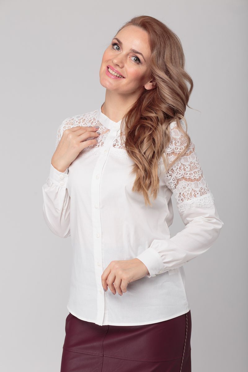 Блузы Anelli 813 белый