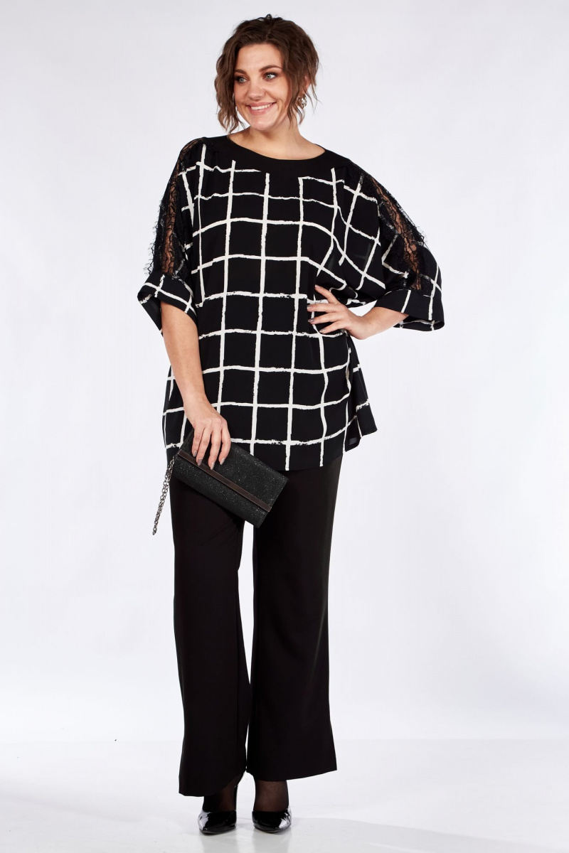 Брючный комплект Michel chic 1364 черный