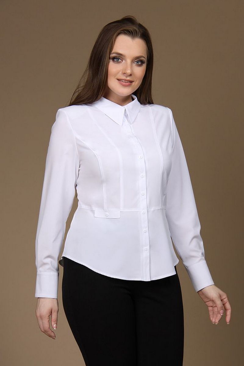 Блузы MIRSINA FASHION 1292 белый