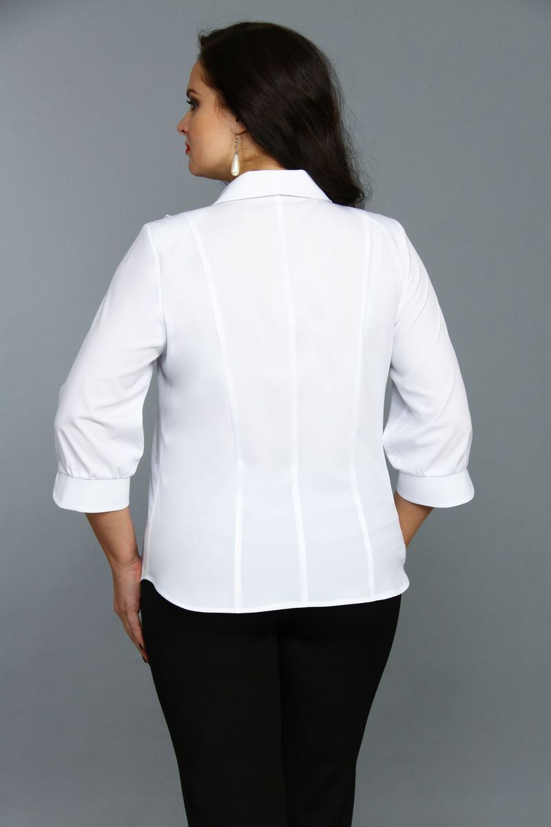 Блузы MIRSINA FASHION 1025 белый