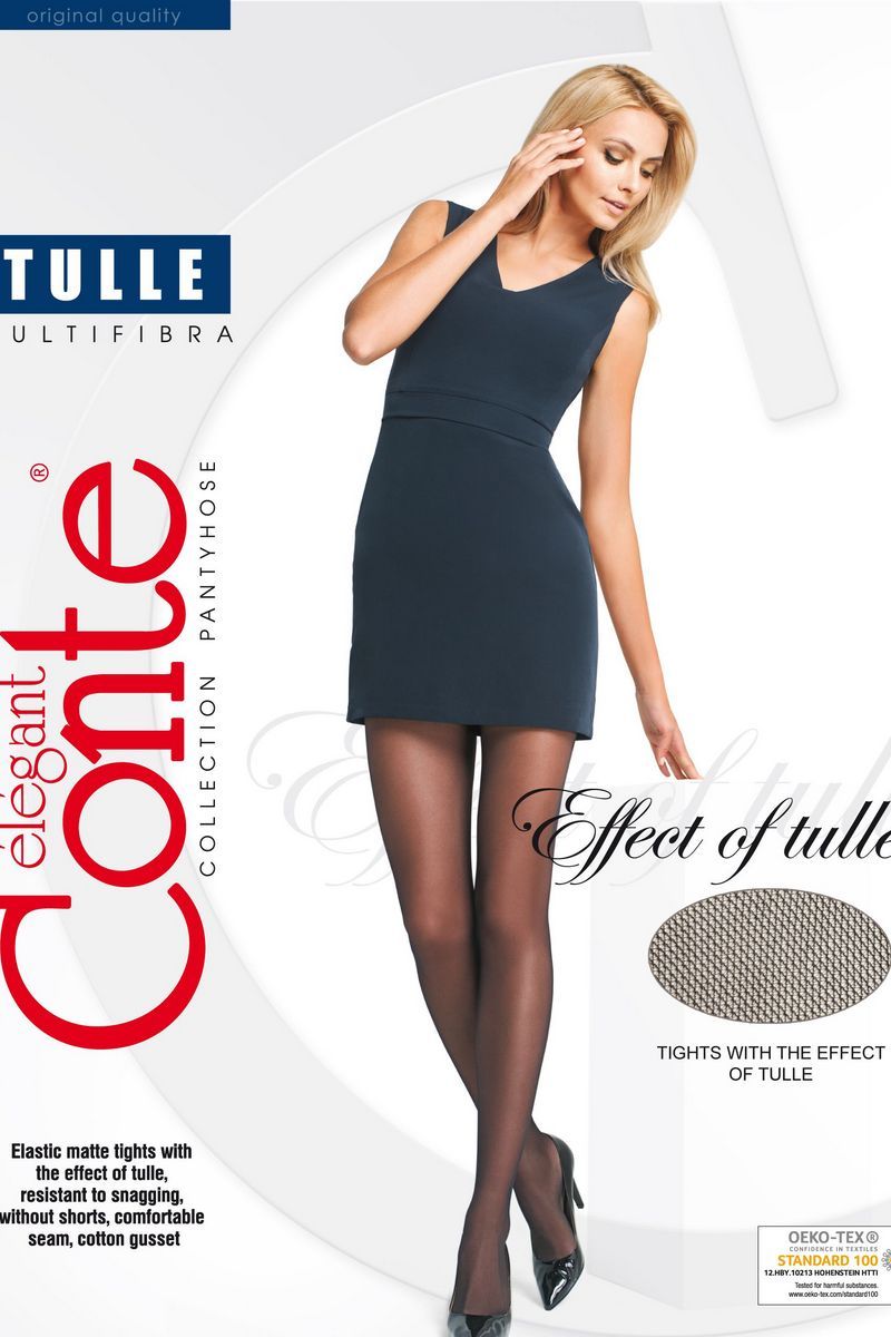 Колготки Conte Elegant Tulle_Grafit