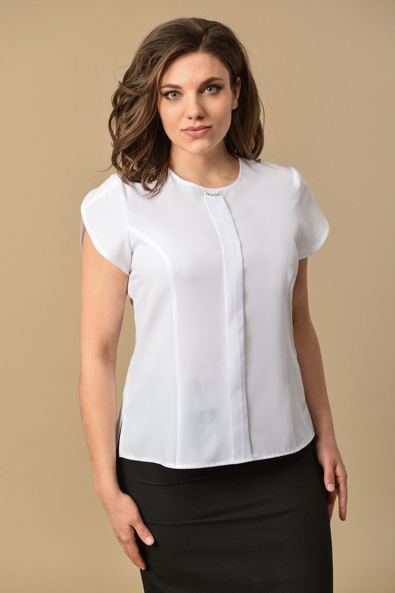 Блузы MIRSINA FASHION 1193 белый