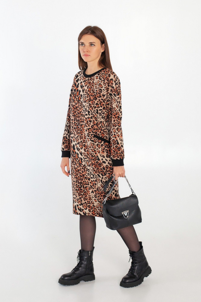 Платья i3i Fashion 107/1 рыжий_леопард