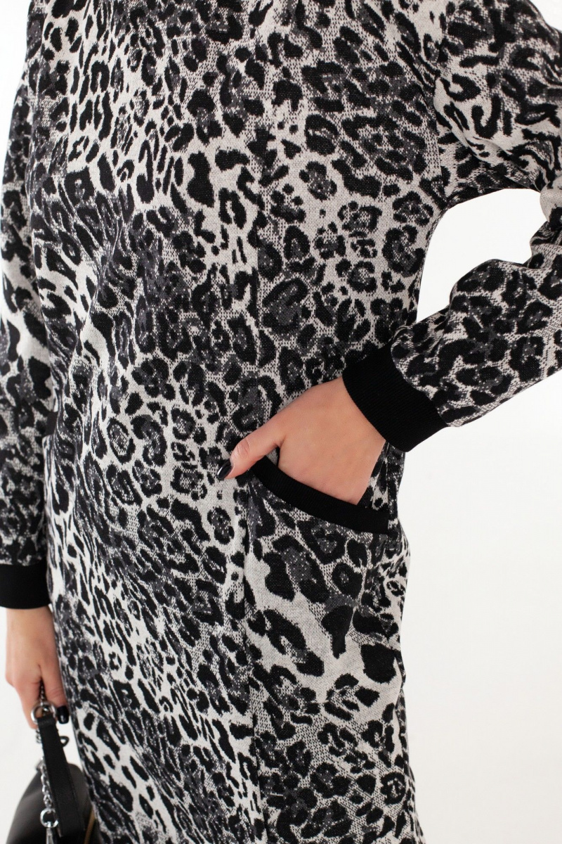 Платья i3i Fashion 107/2 черный_леопард