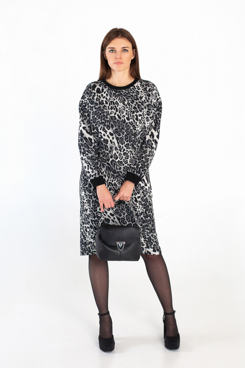 Платья i3i Fashion 107/2 черный_леопард