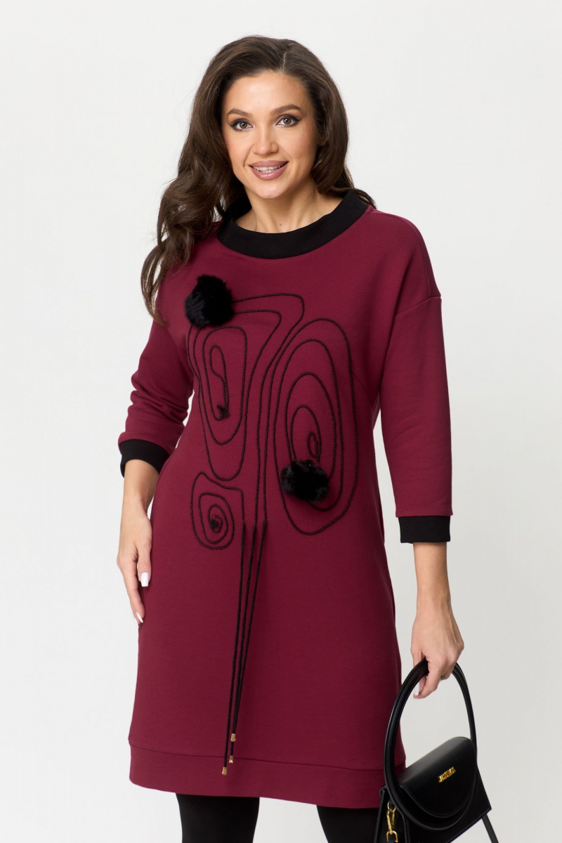 Платья Michel chic 2153 бордовый
