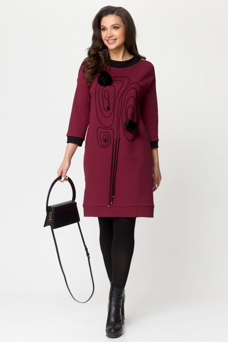 Платья Michel chic 2153 бордовый