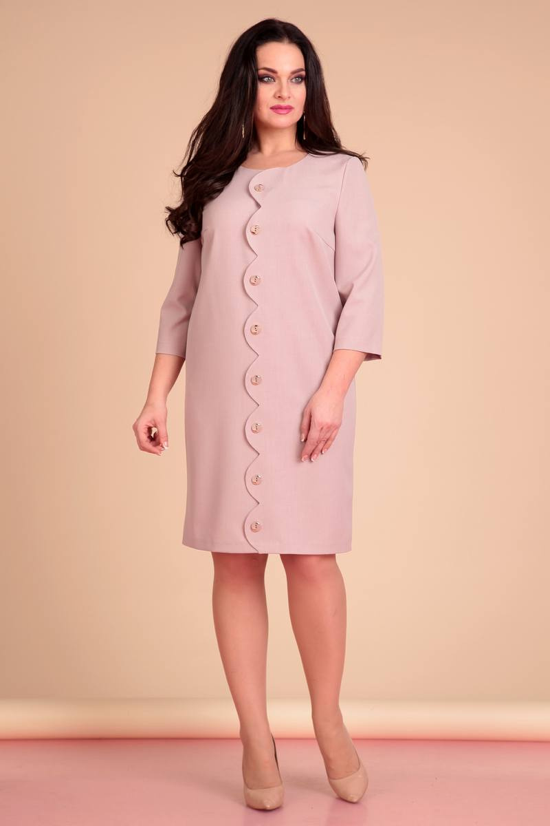 Платья Liona Style 622 пудра