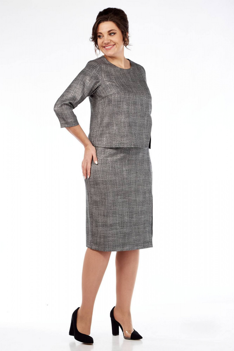 Юбочный комплект Lady Style Classic 1732/1 серые_тона