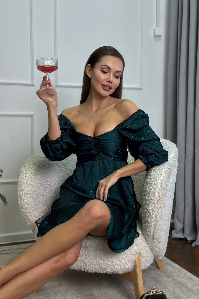 Платья THE.WOMAN 0156 зелень