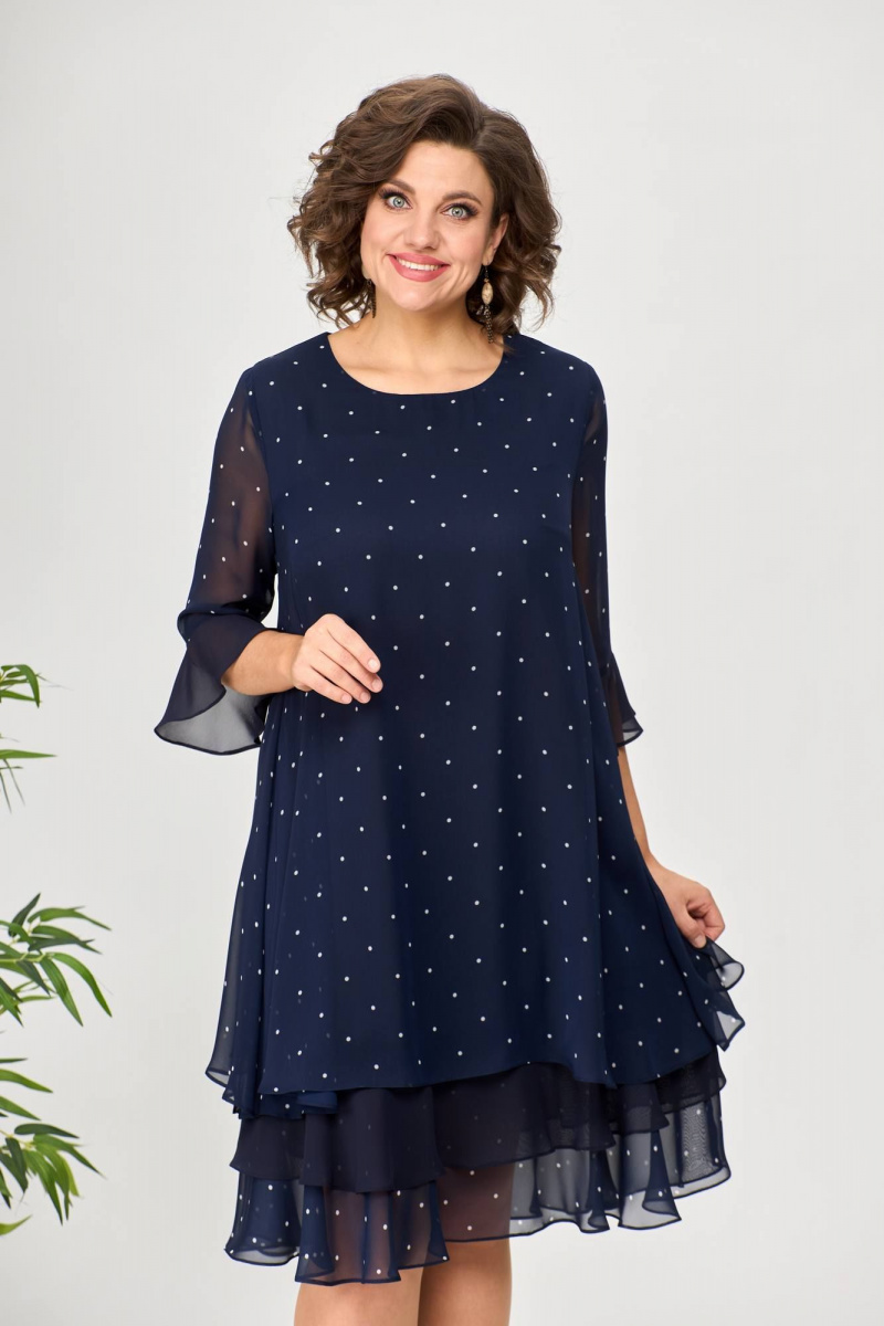 Платья Moda Versal П2440 т.синий