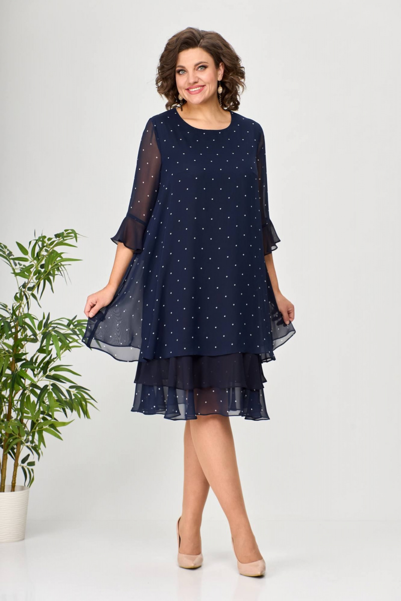 Платья Moda Versal П2440 т.синий