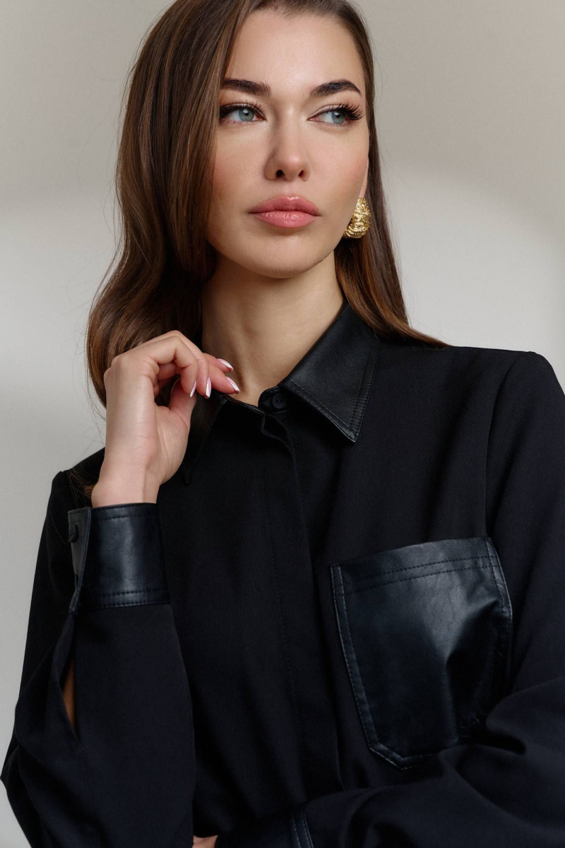 Блузы DiLiaFashion 0809 черный