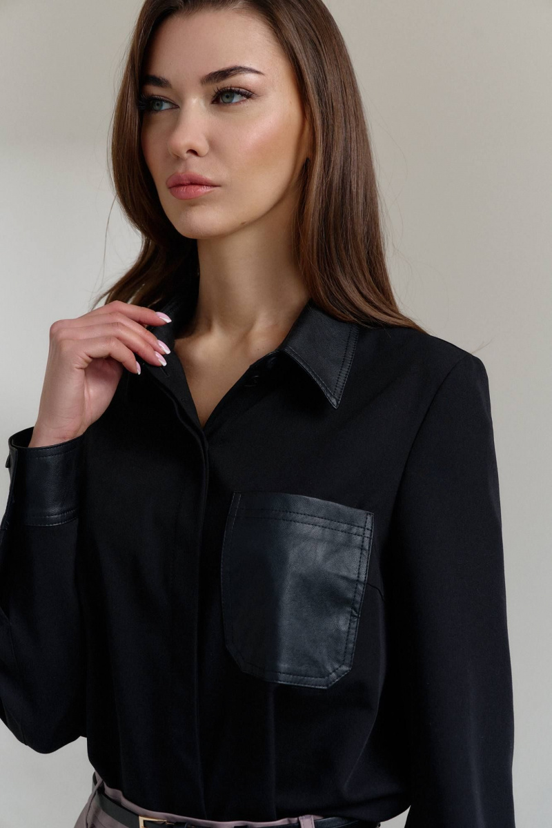 Блузы DiLiaFashion 0809 черный