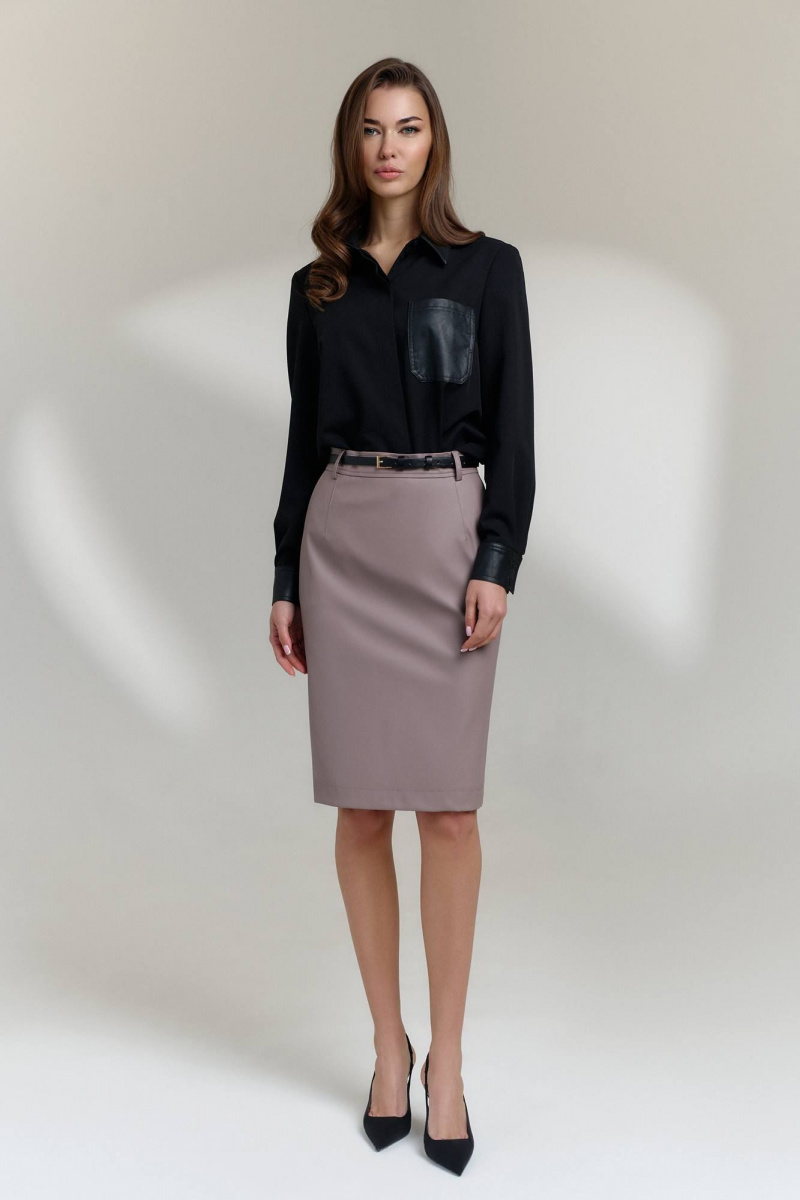 Юбки DiLiaFashion 0818 бежевый