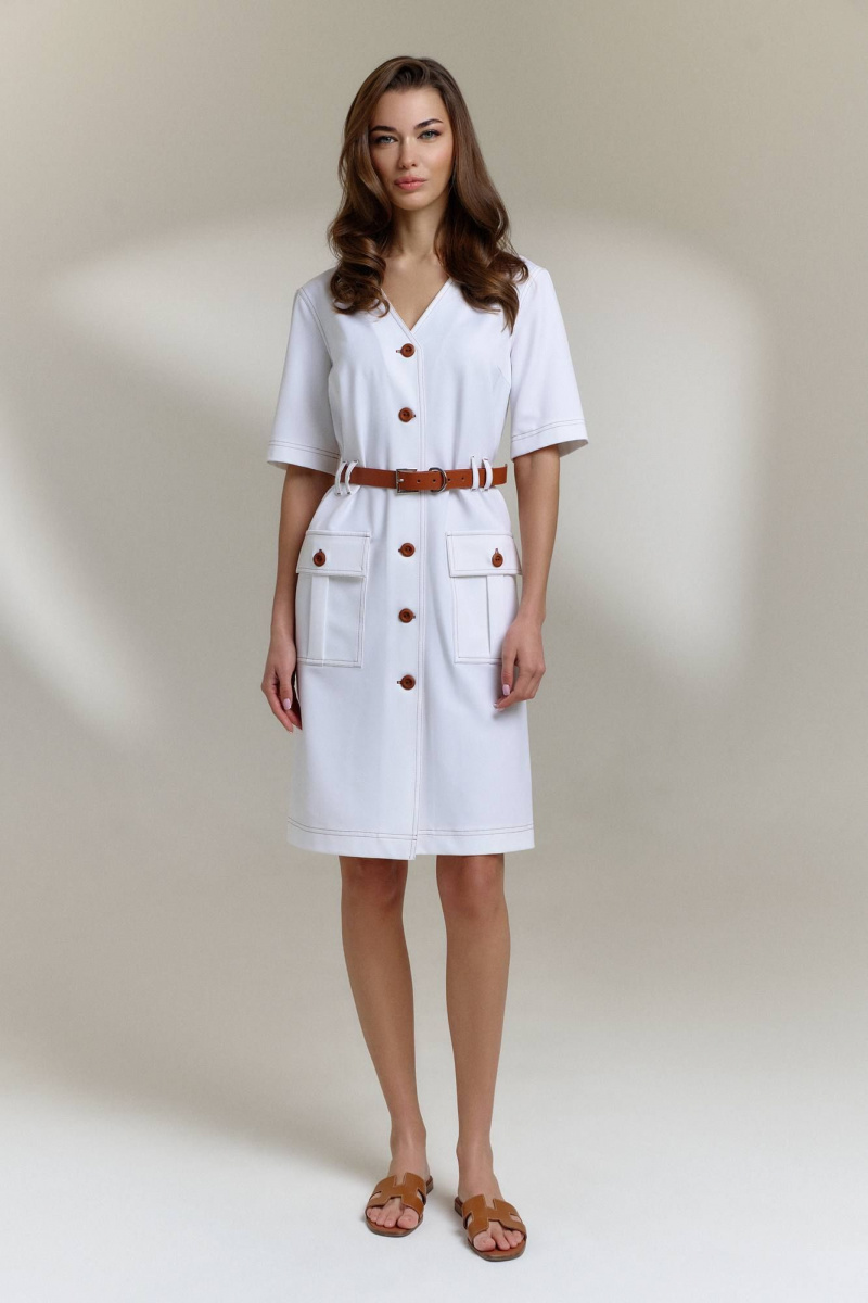Платья DiLiaFashion 0822 белый