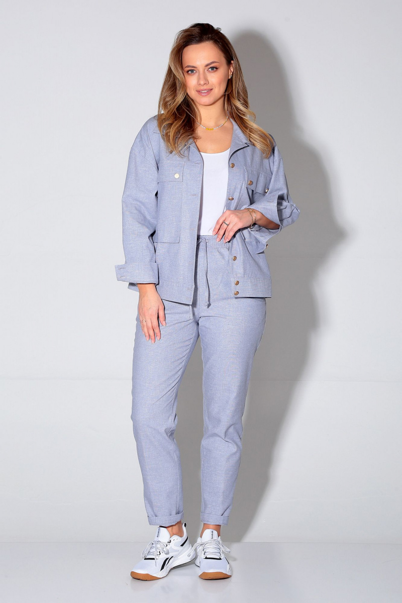 Брючный комплект Liona Style 893 синий