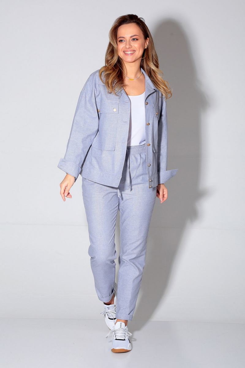 Брючный комплект Liona Style 893 синий