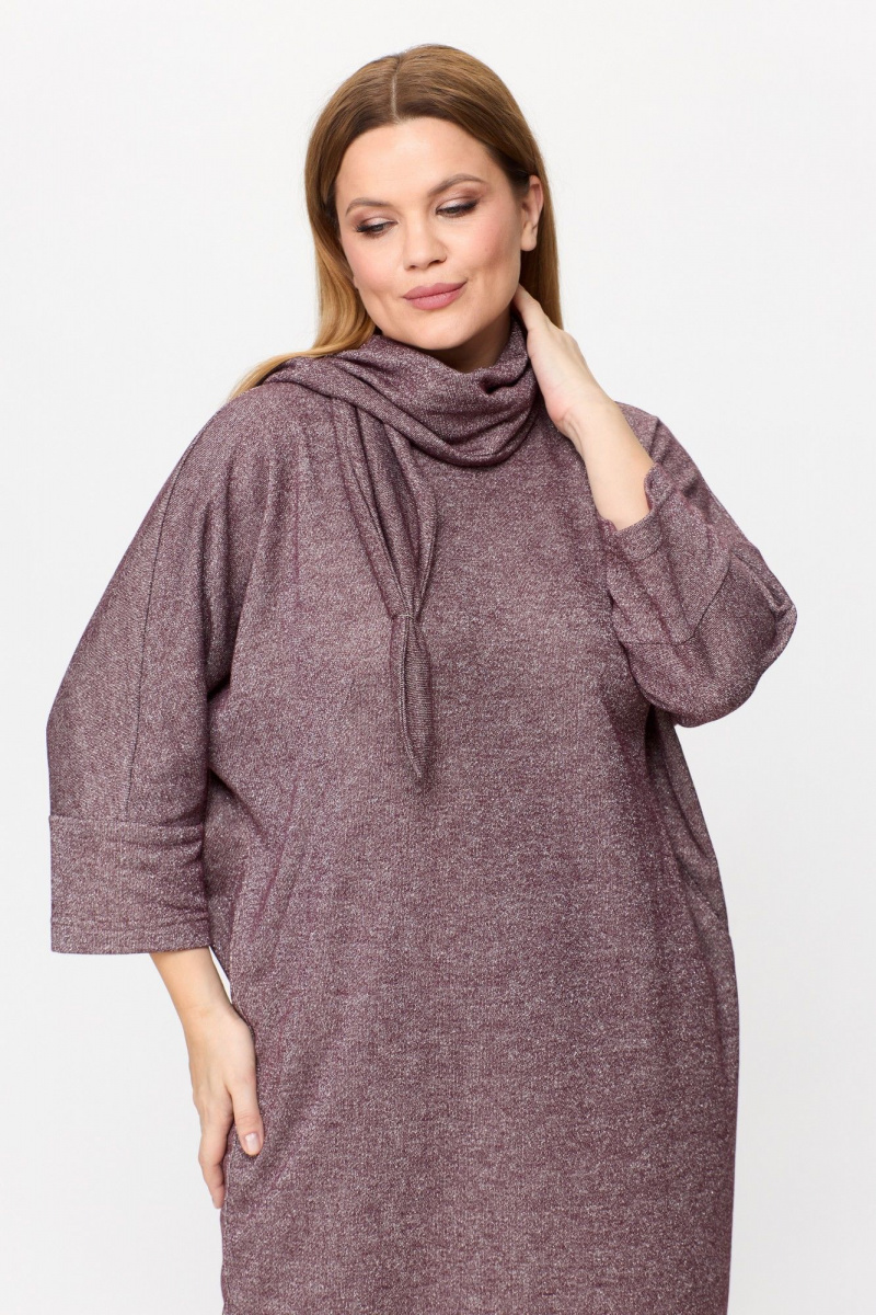 Платья Michel chic 2157 бордовый,блеск