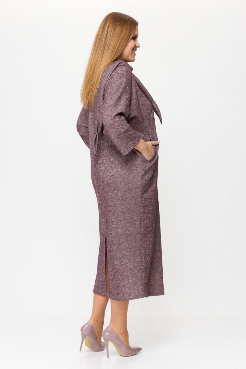 Платья Michel chic 2157 бордовый,блеск