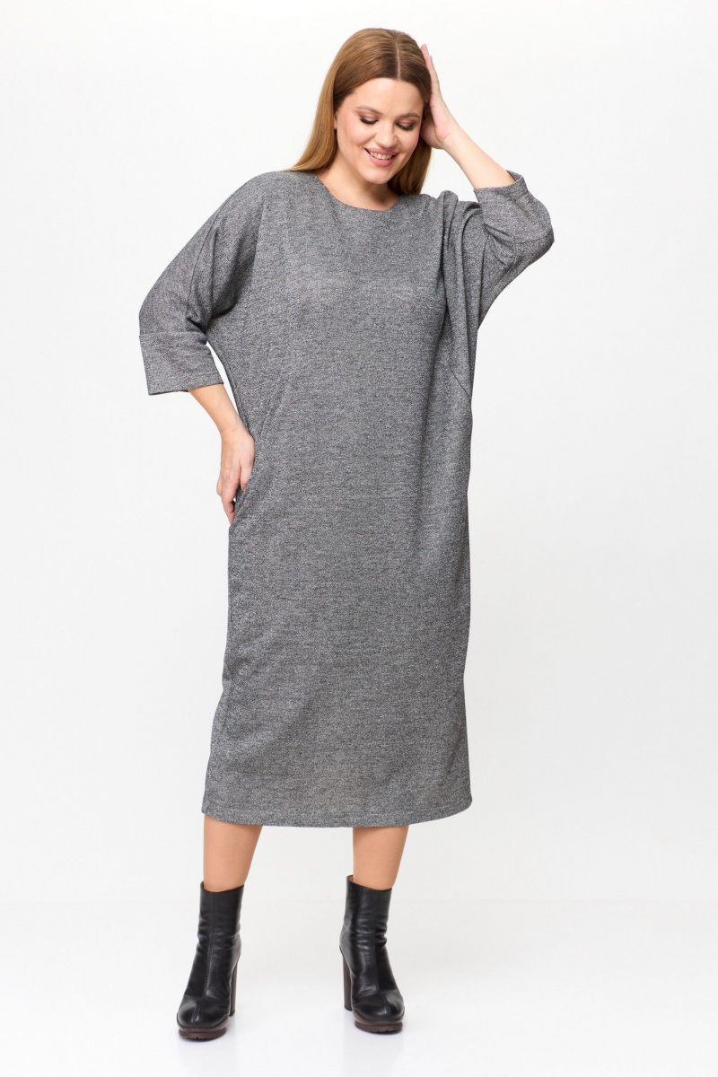 Платья Michel chic 2157 графит,блеск