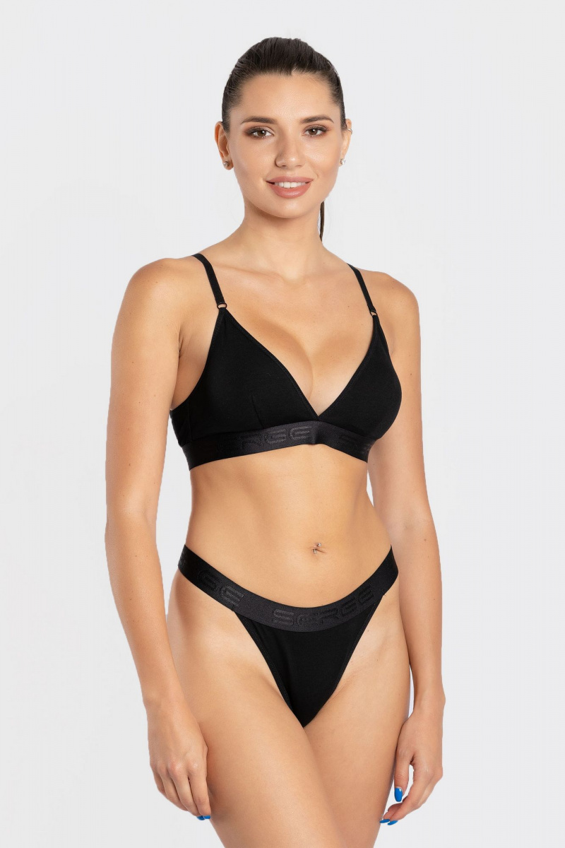 Бюстгальтеры и бюстье SERGE 1024/58 black001