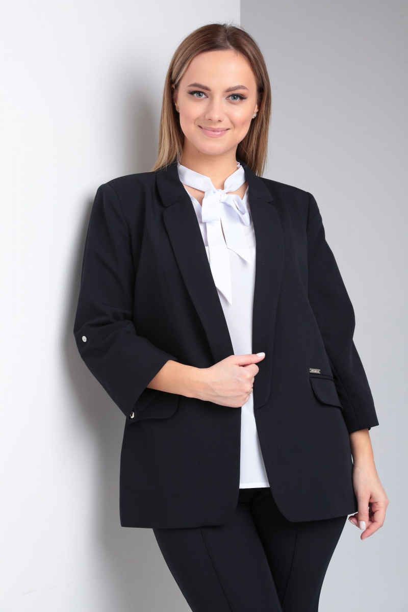 Брючный костюм Lady Line 455 синий