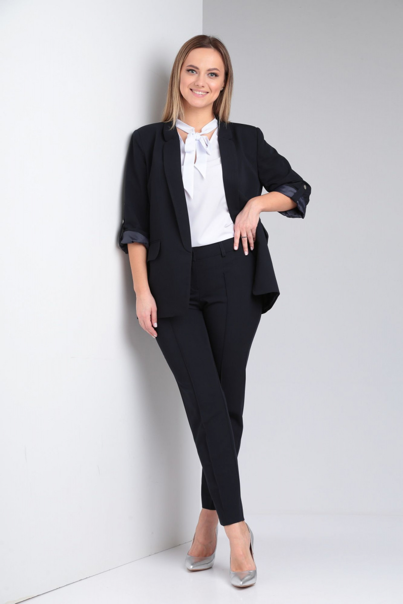 Брючный костюм Lady Line 455 синий