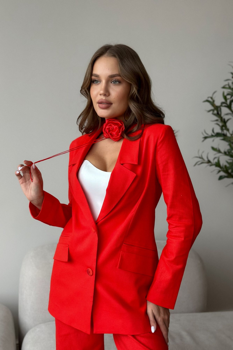 Брючный костюм Dilana VIP 1992 красный